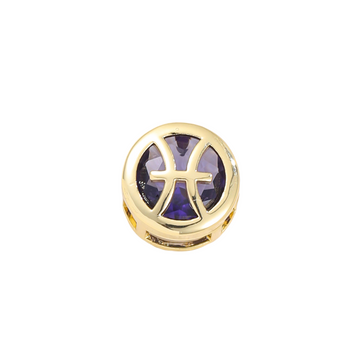Double-sided hollow Pisces necklace