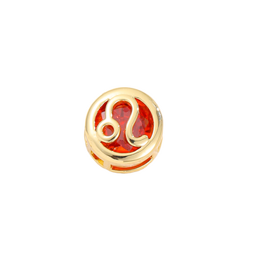 Double-sided hollow Leo necklace