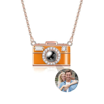 Personalized Camera Photo Necklace