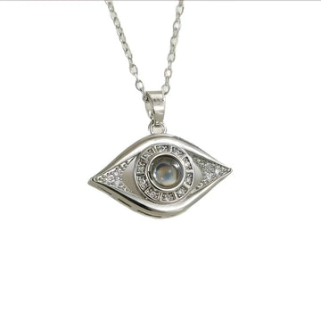 Personalized Eye Photo Necklace