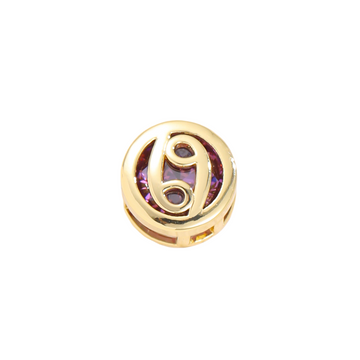 Double-sided hollow Cancer necklace
