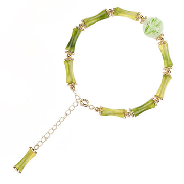 [Love Lucky]Bamboo Beaded Bracelet