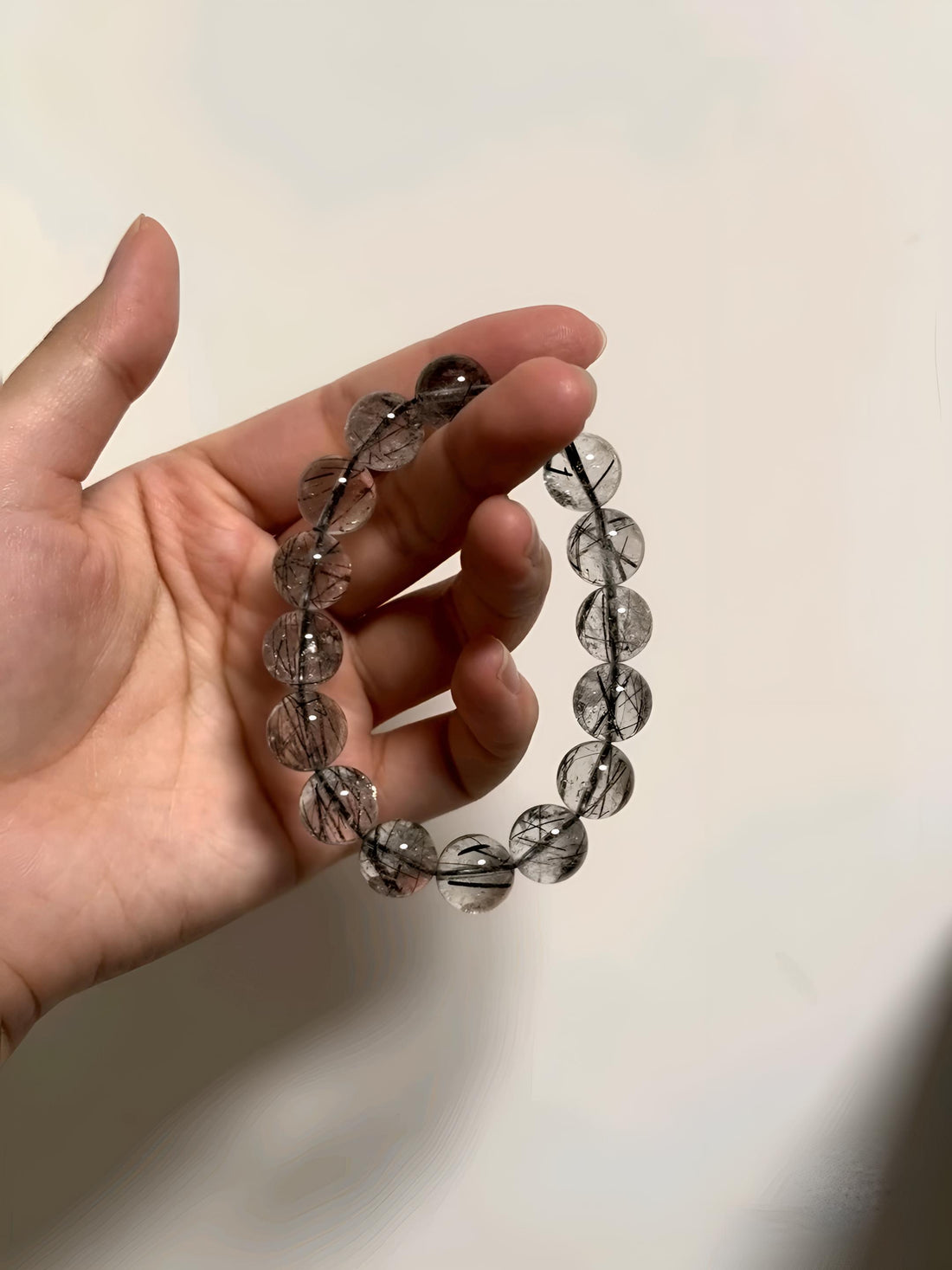 [Love Lucky]Natural Black Rutile Quartz