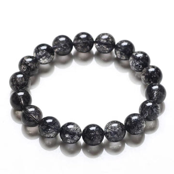 [Love Lucky]Natural Black Rutile Quartz