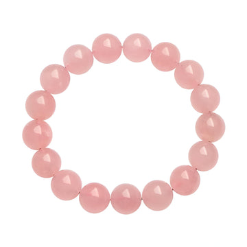 [Love Lucky]Natural Rose Quartz Bracelet - Stone of Unconditional Love & Emotional Healing
