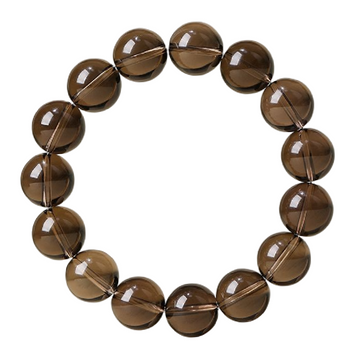[Love Lucky]Smoky Quartz Energy Bracelet: Calming Anxiety, Tranquility and Inner Strength