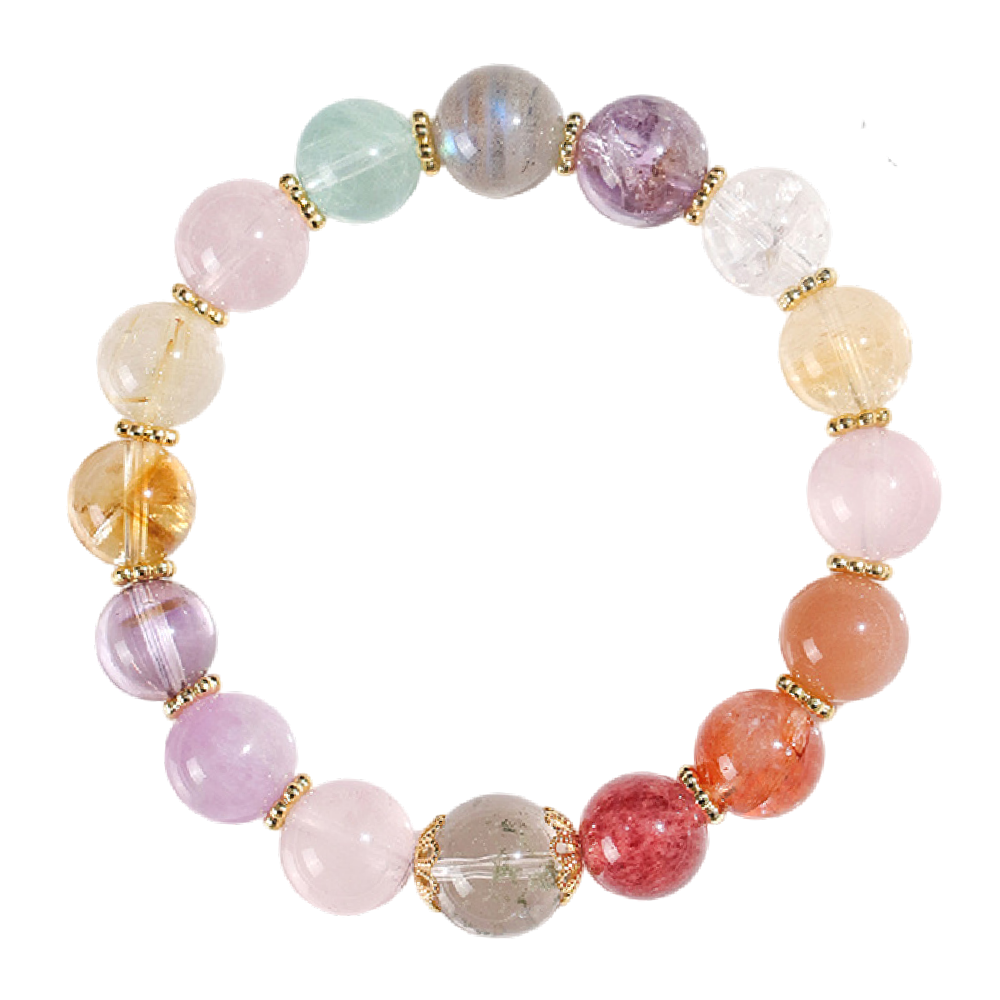 [Love Lucky]Crystal Multistone Bracelet