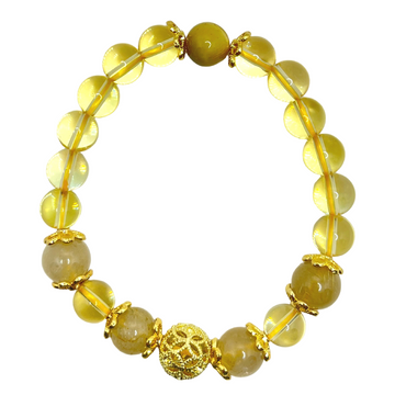 [Love Lucky]Fortune Golden Rutilated Quartz Citrine