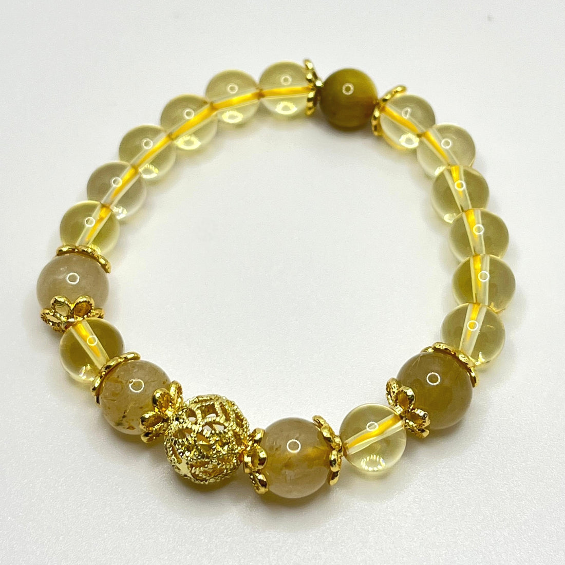 [Love Lucky]Fortune Golden Rutilated Quartz Citrine