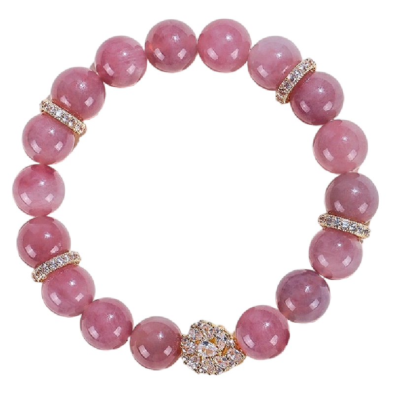 [Love Lucky]Fashion Rose Quartz Bracelet