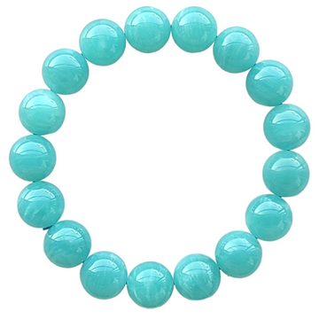 [Love Lucky]Natural large grain amazonite bracelet