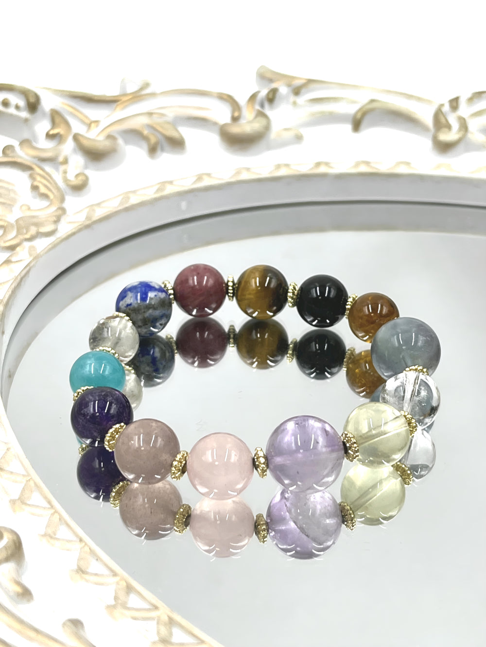 [Love Lucky]12-16mm various crystal bracelets