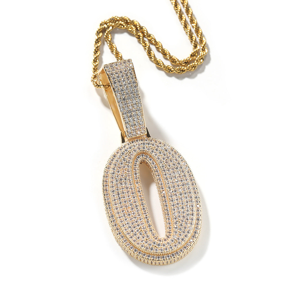 [Love Lucky]Digital pendant necklace