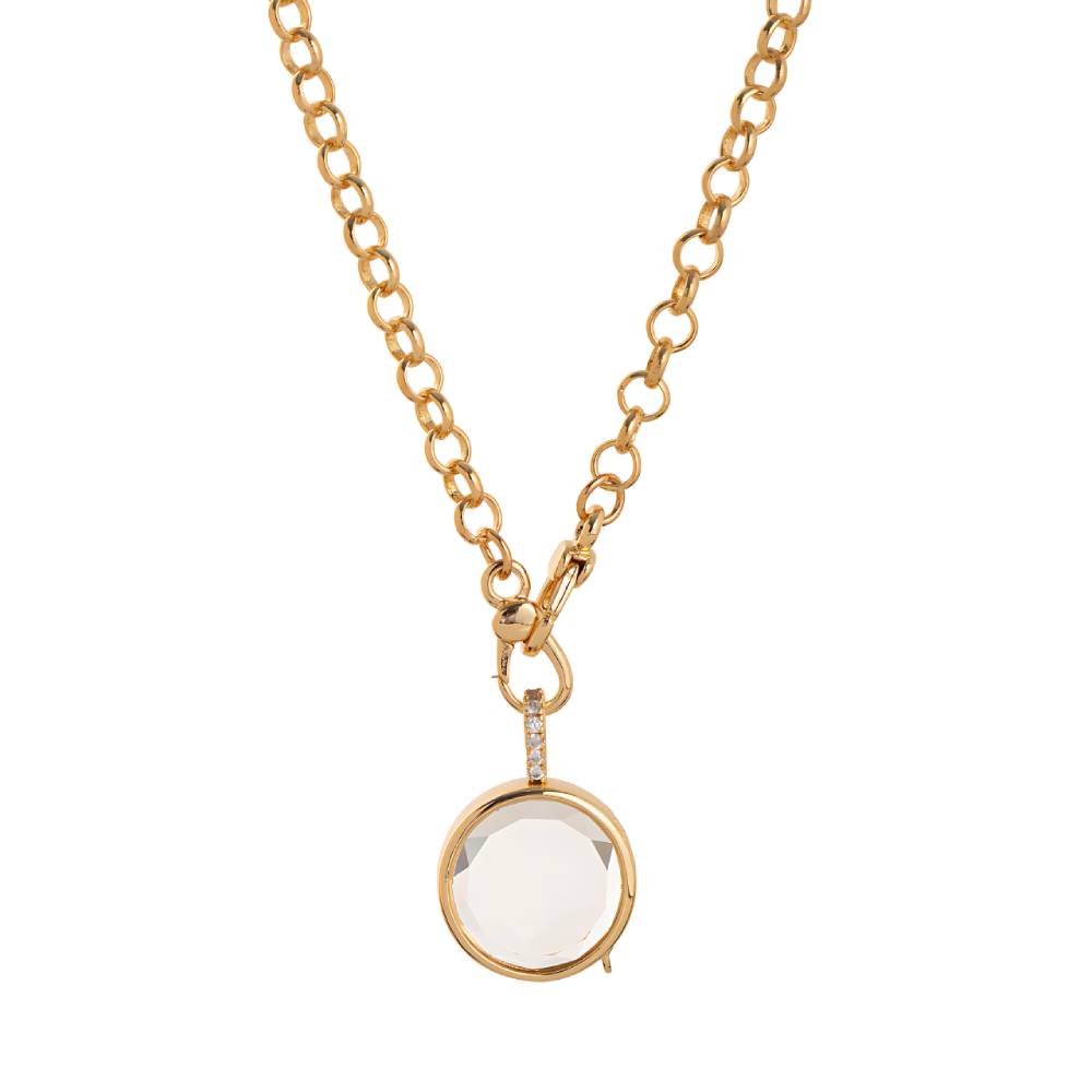 "Transparent Box Necklace D"
