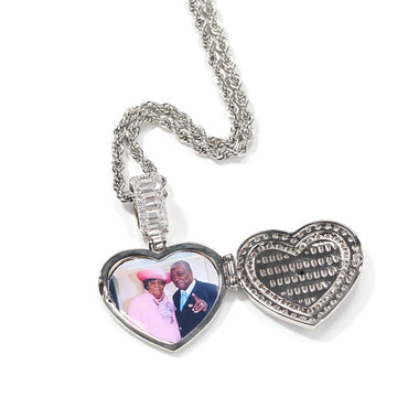 Personalized Heart Locket Necklace