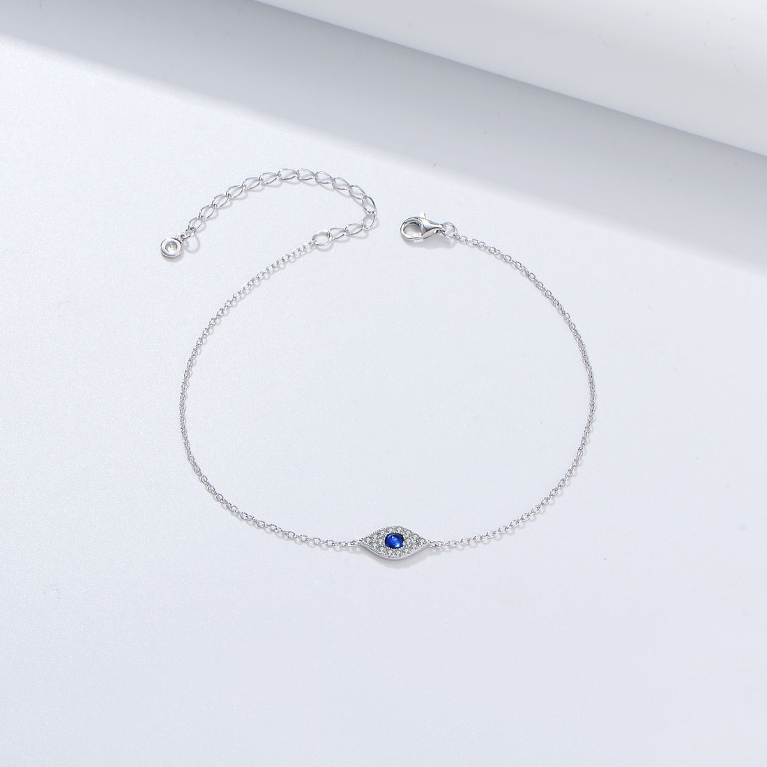 [Love Lucky]S925 sterling silver devil's eye micro inlaid zircon bracelet