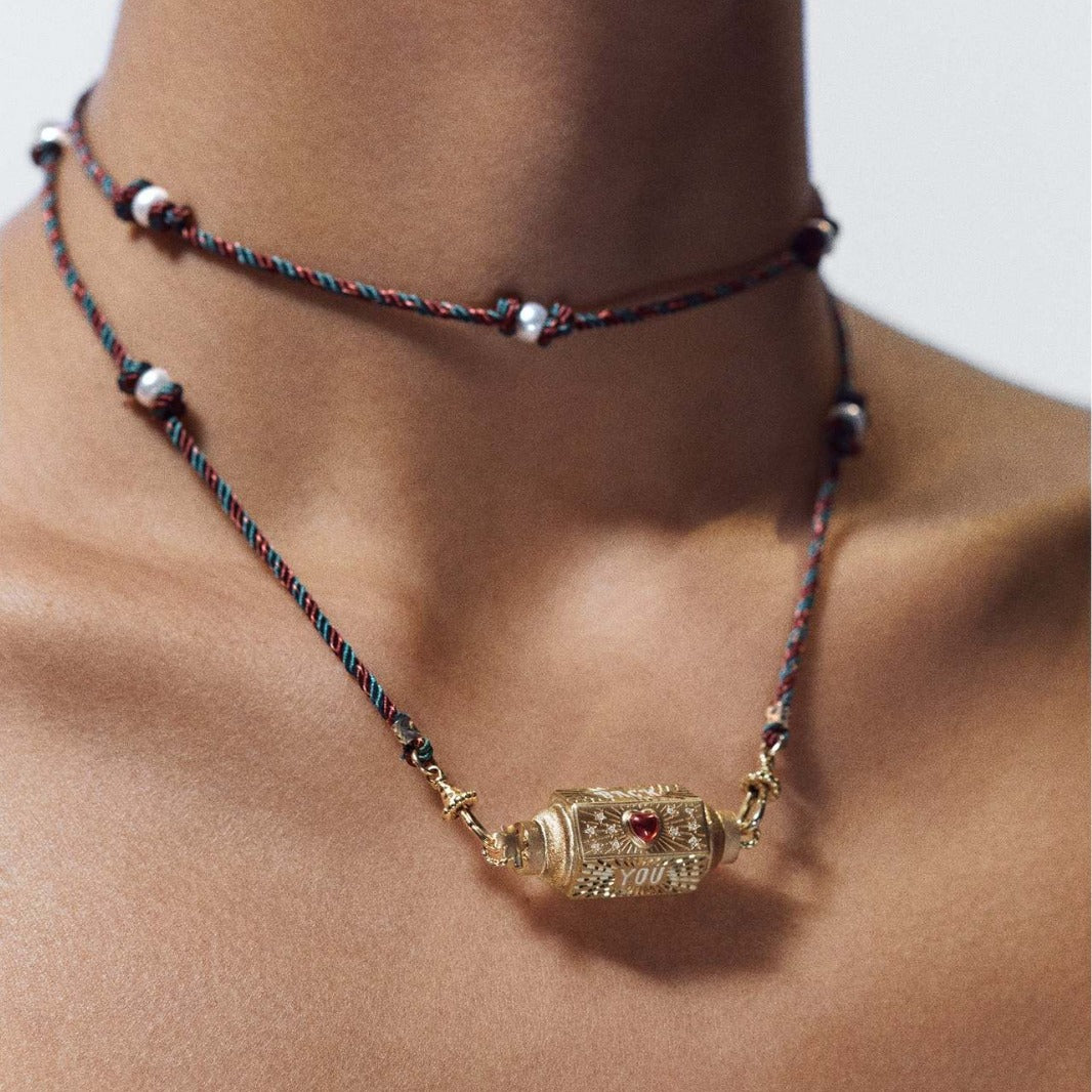 Personalized Scroll Necklace