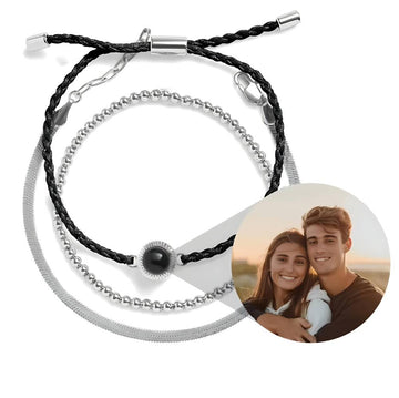 Personalized Stacking Photo Bracelet