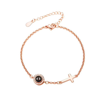 Personalized Circle Photo Bracelet