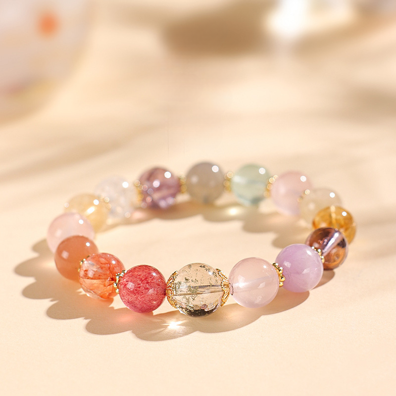 [Love Lucky]Crystal Multistone Bracelet