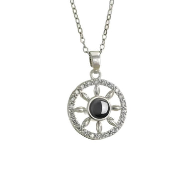 Personalized Roulette Photo Necklace