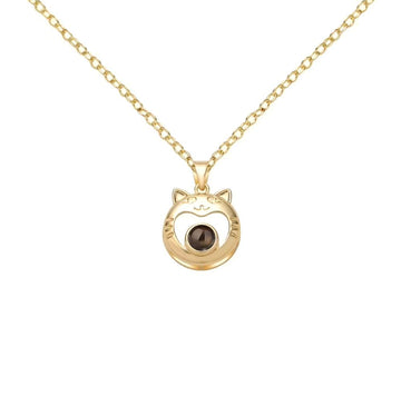 Personalized Cat Photo Necklace