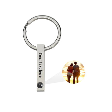 Personalized Rectangular Photo Keychain