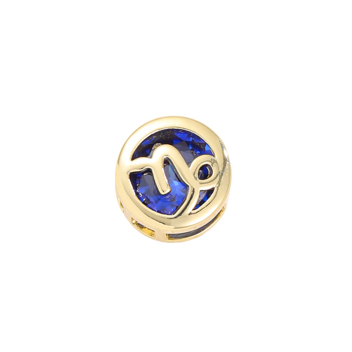 Double-sided hollow Capricorn necklace