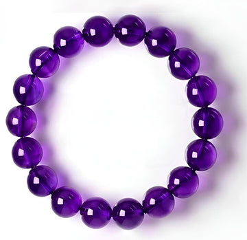 [Love Lucky]Natural Uruguayan Amethyst Bracelet