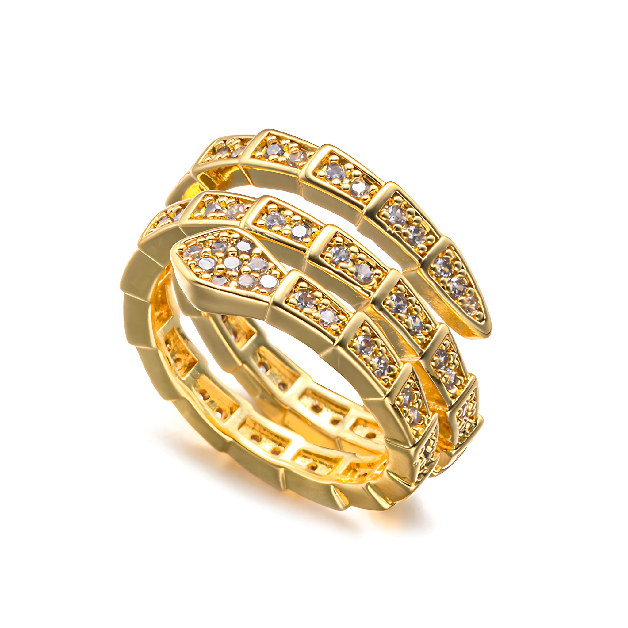 [Love Lucky]Snake bone ring