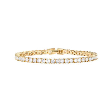 [Love Lucky]4.0mm full diamond bracelet