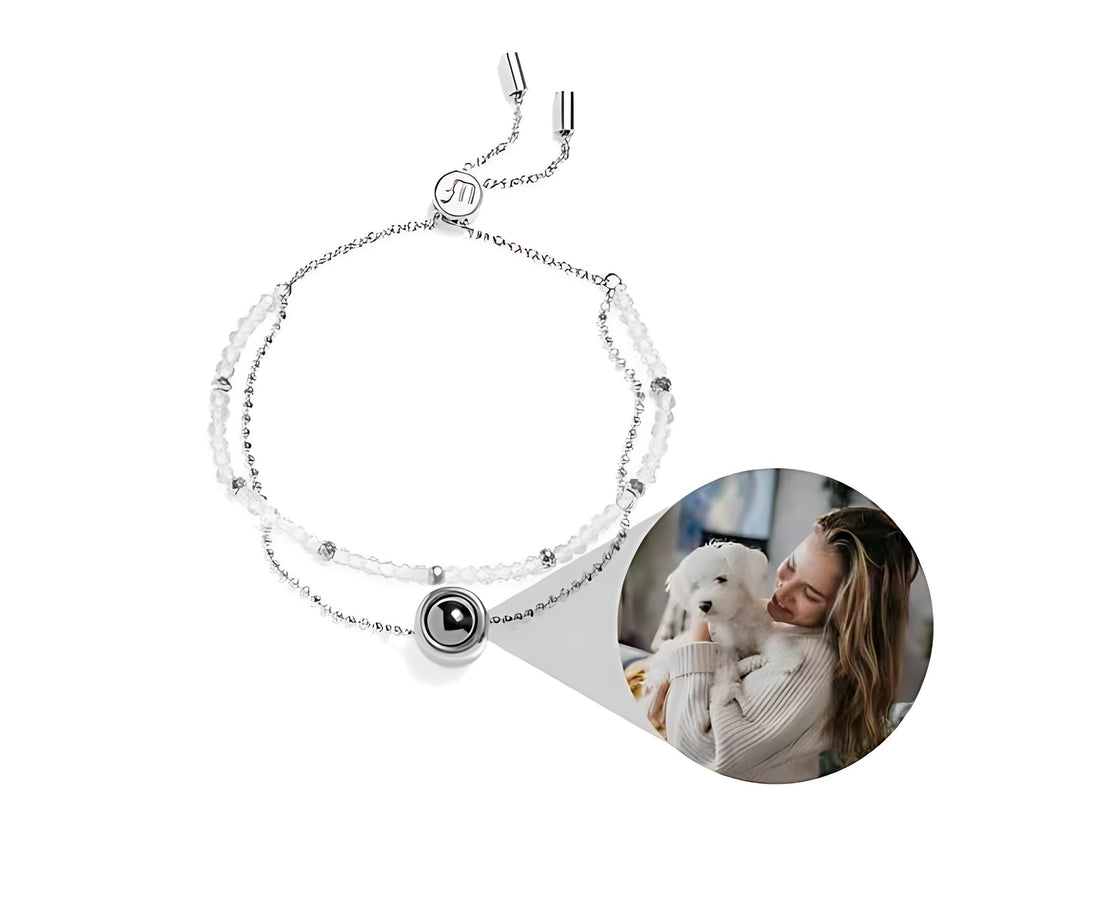 Personalized Crystal Photo Bracelet