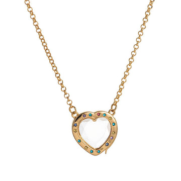"Transparent Box Necklace E"