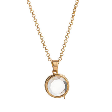 "Transparent Box Necklace H"
