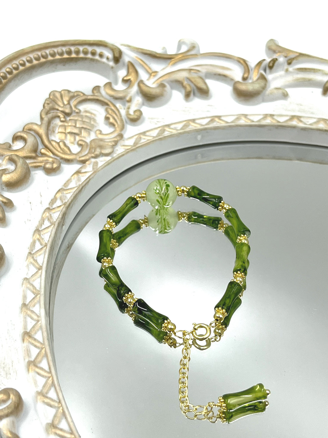 [Love Lucky]Bamboo Beaded Bracelet