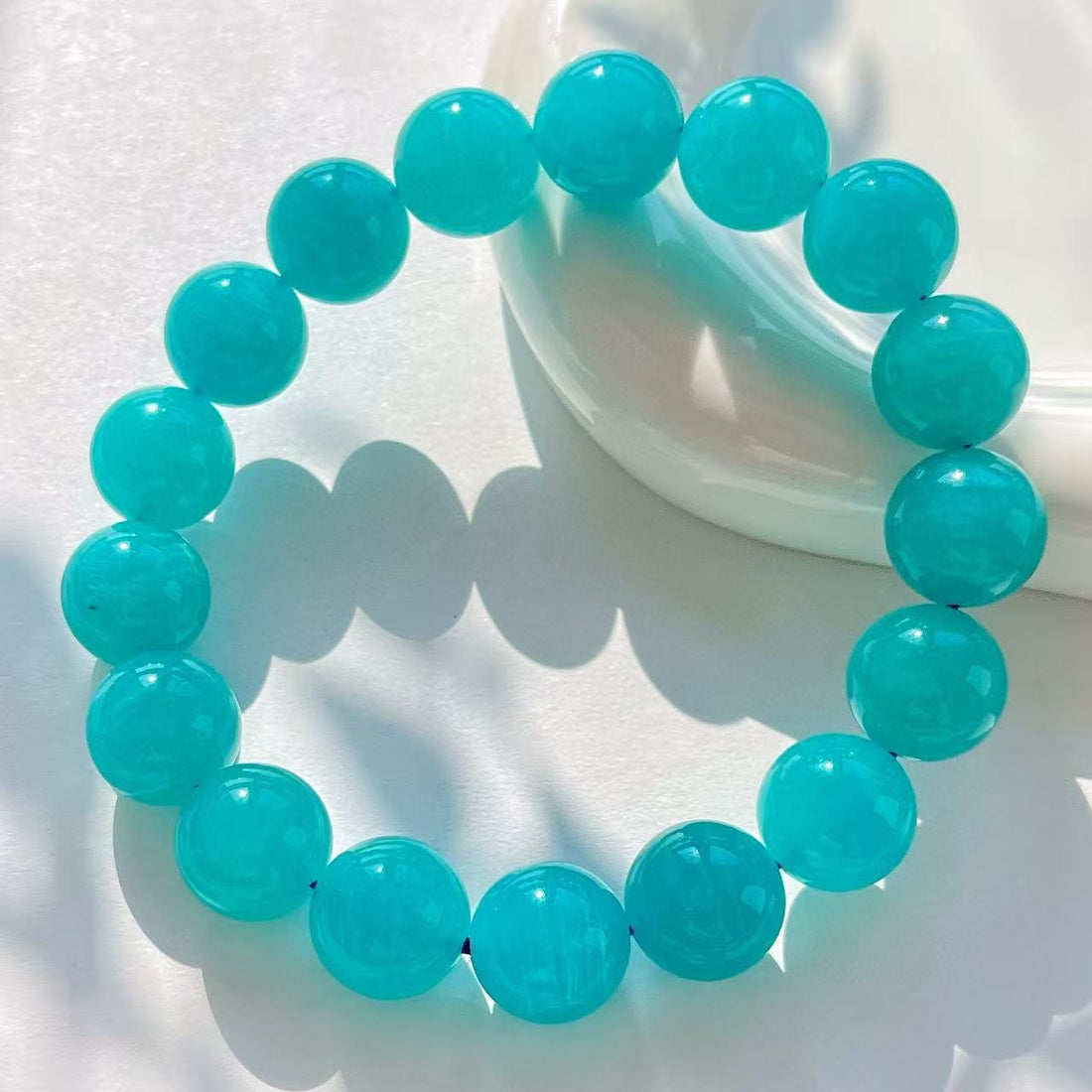 [Love Lucky]Natural large grain amazonite bracelet