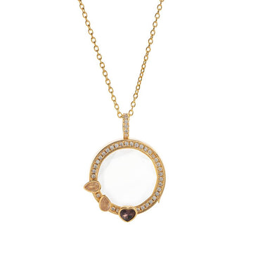"Transparent Box Necklace K"