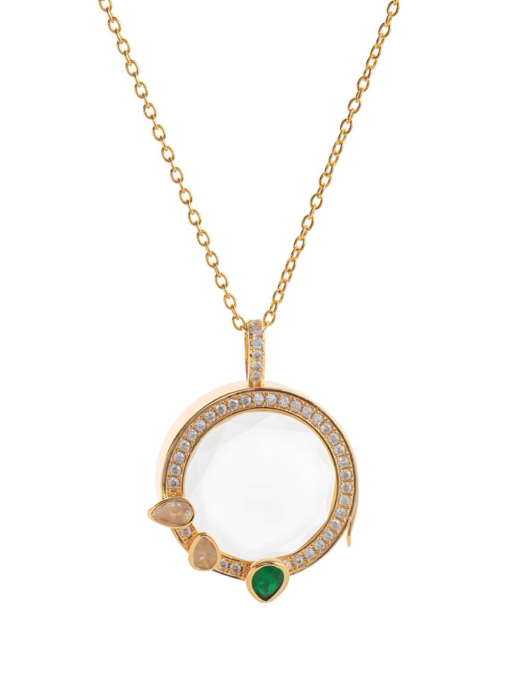 "Transparent Box Necklace L"
