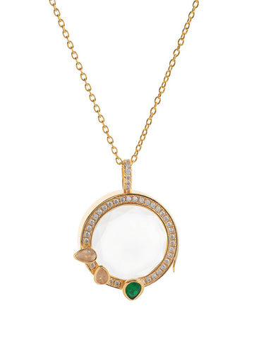 "Transparent Box Necklace L"