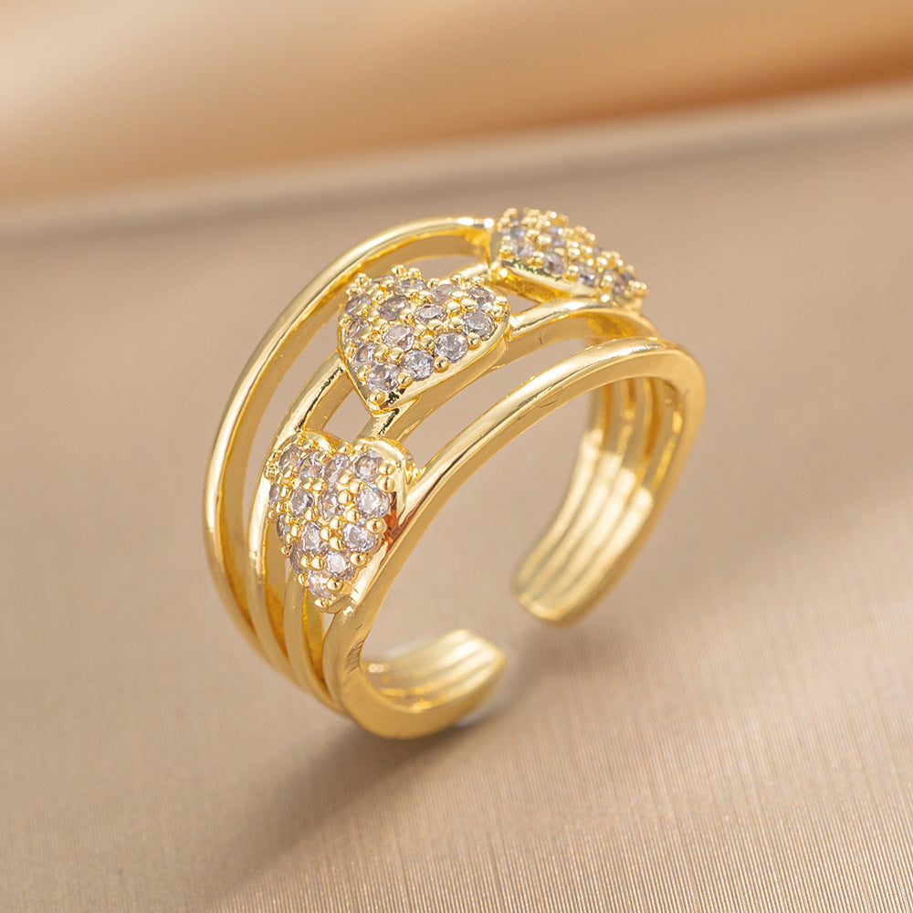 [Love Lucky]Love open ring