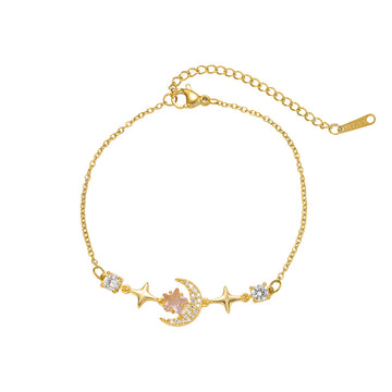 [Love Lucky]Star Moon Bracelet