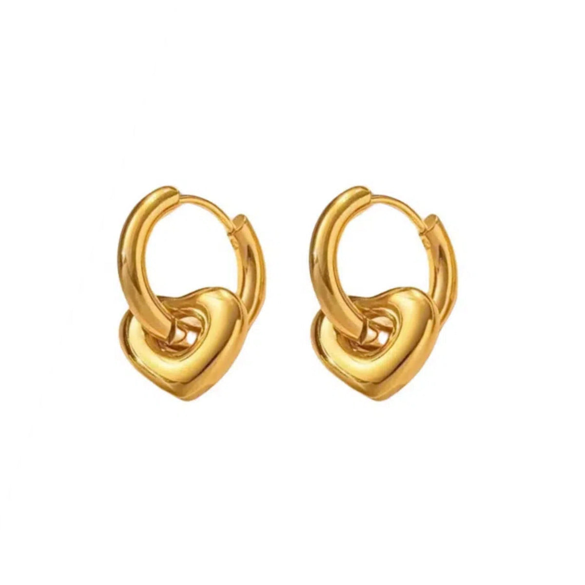 [Love Lucky]Love Star Geometric Earrings