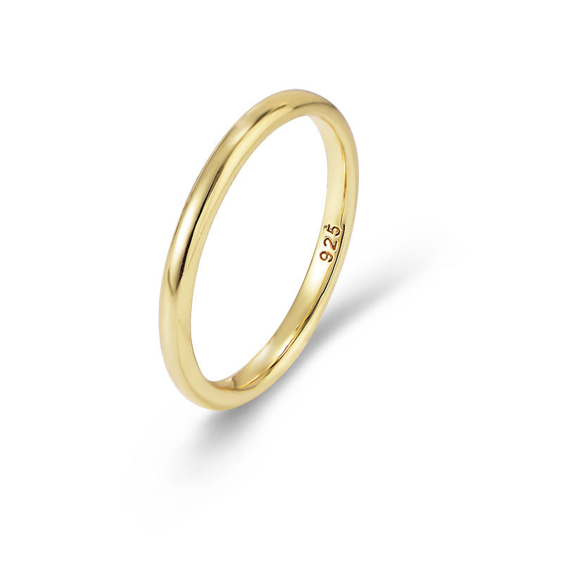 [Love Lucky]S925 silver ring with 14K gold plated