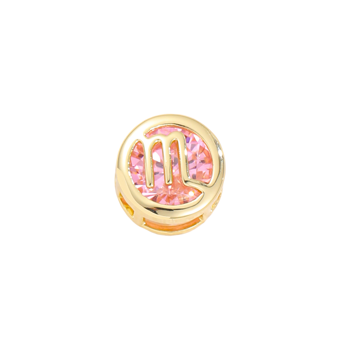 Double-sided hollow Scorpio necklace