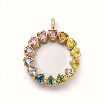 "Colored zircon box"