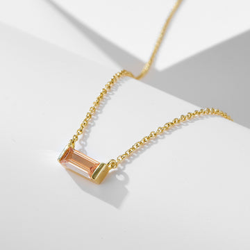 [Love Lucky]S925 Silver November Birthday Pendant Necklace