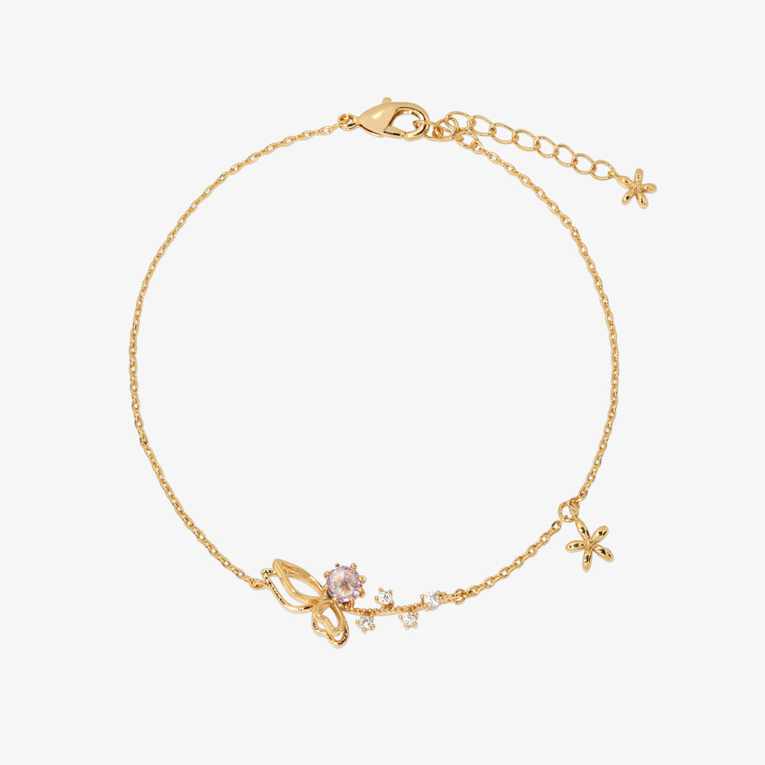 Butterfly cubic bracelet-0